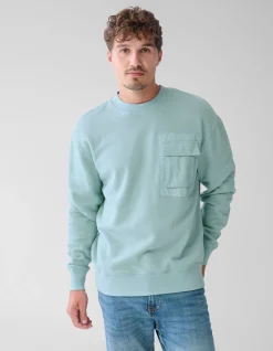 Pocket Sweater Lichtgroen