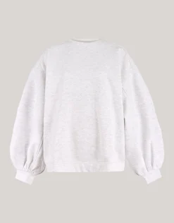 Poff Sleeve Sweater Grijs By Lonneke