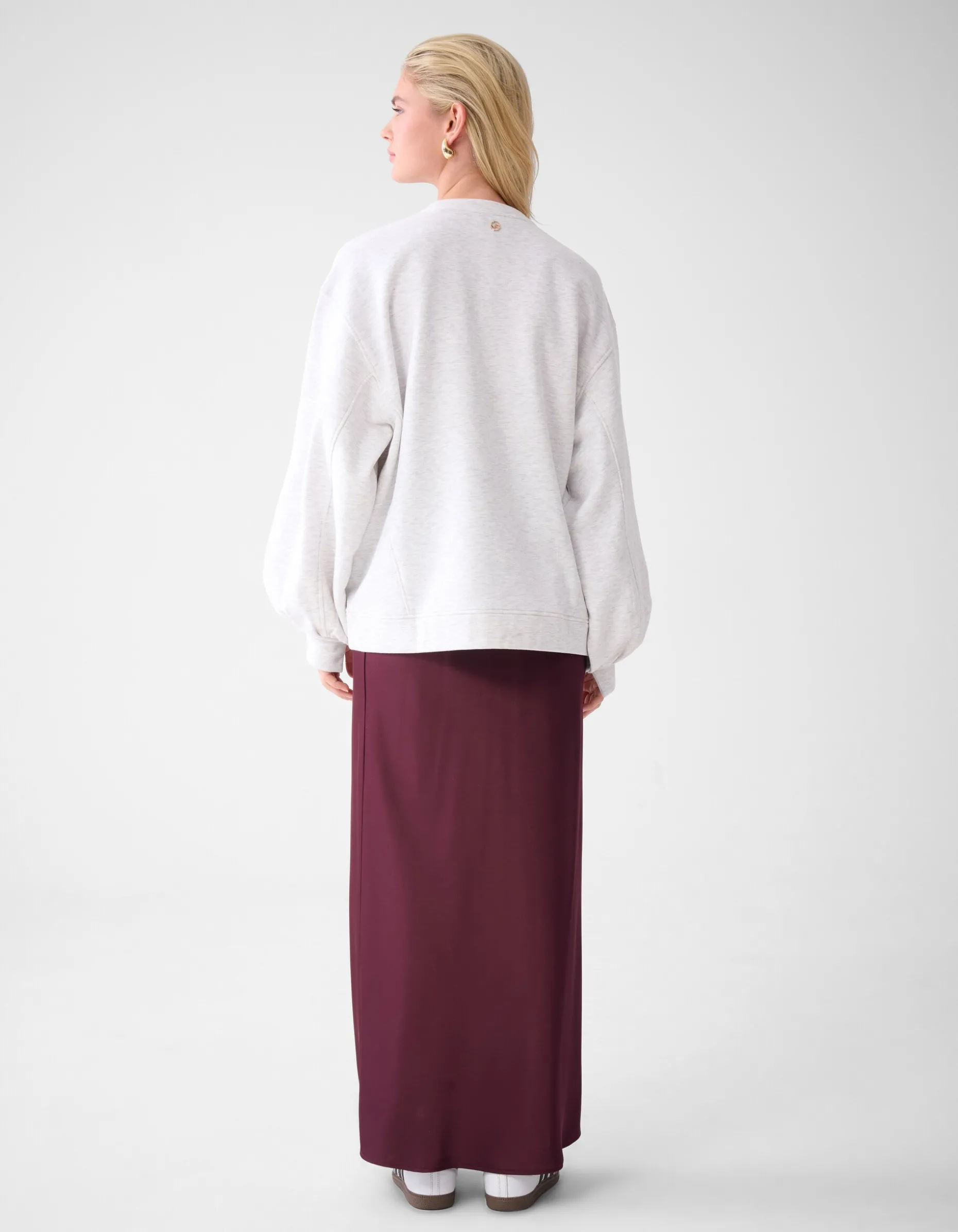 Poff Sleeve Sweater Grijs By Lonneke