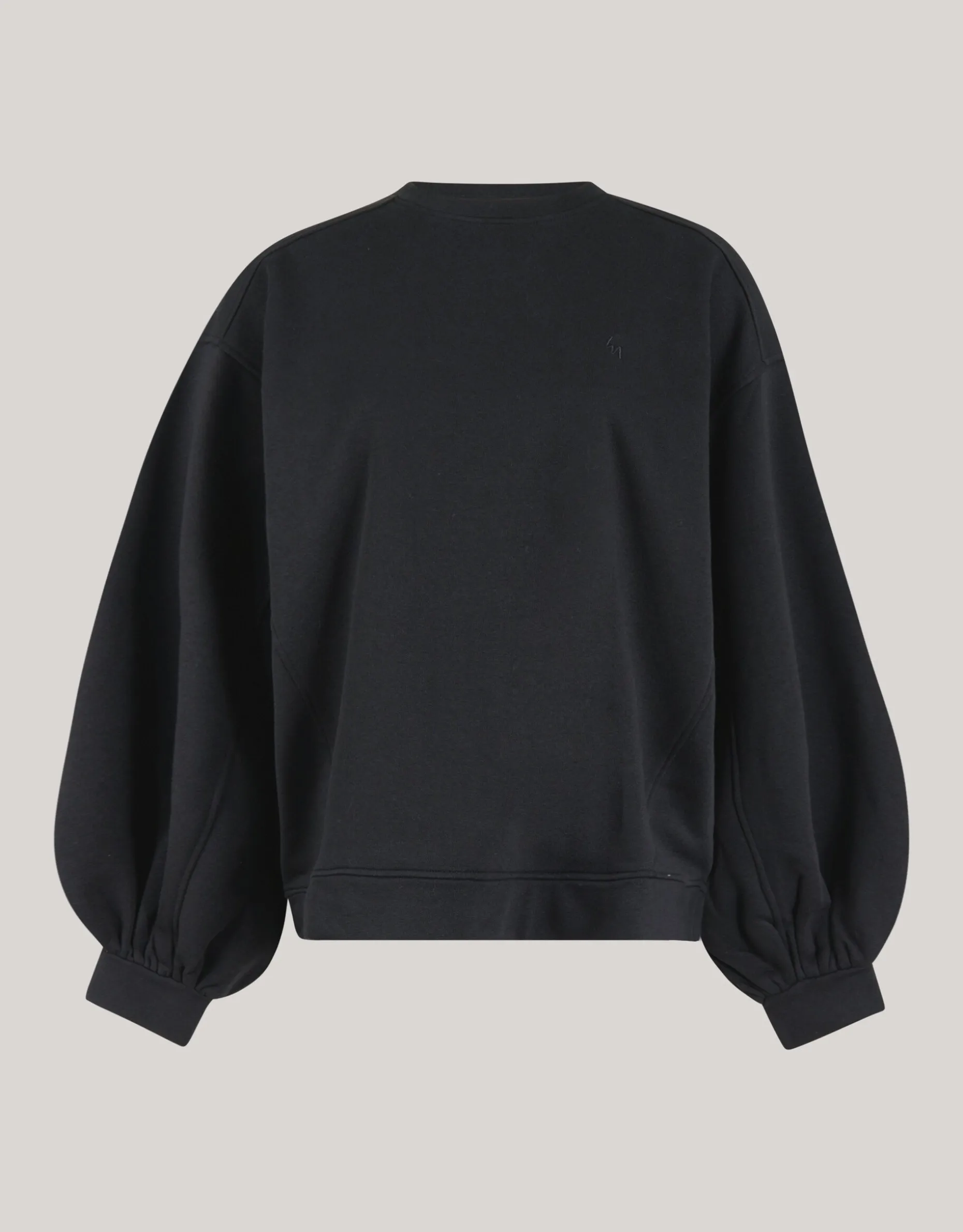 Poff Sleeve Sweater Zwart By Lonneke