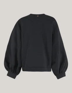 Poff Sleeve Sweater Zwart By Lonneke