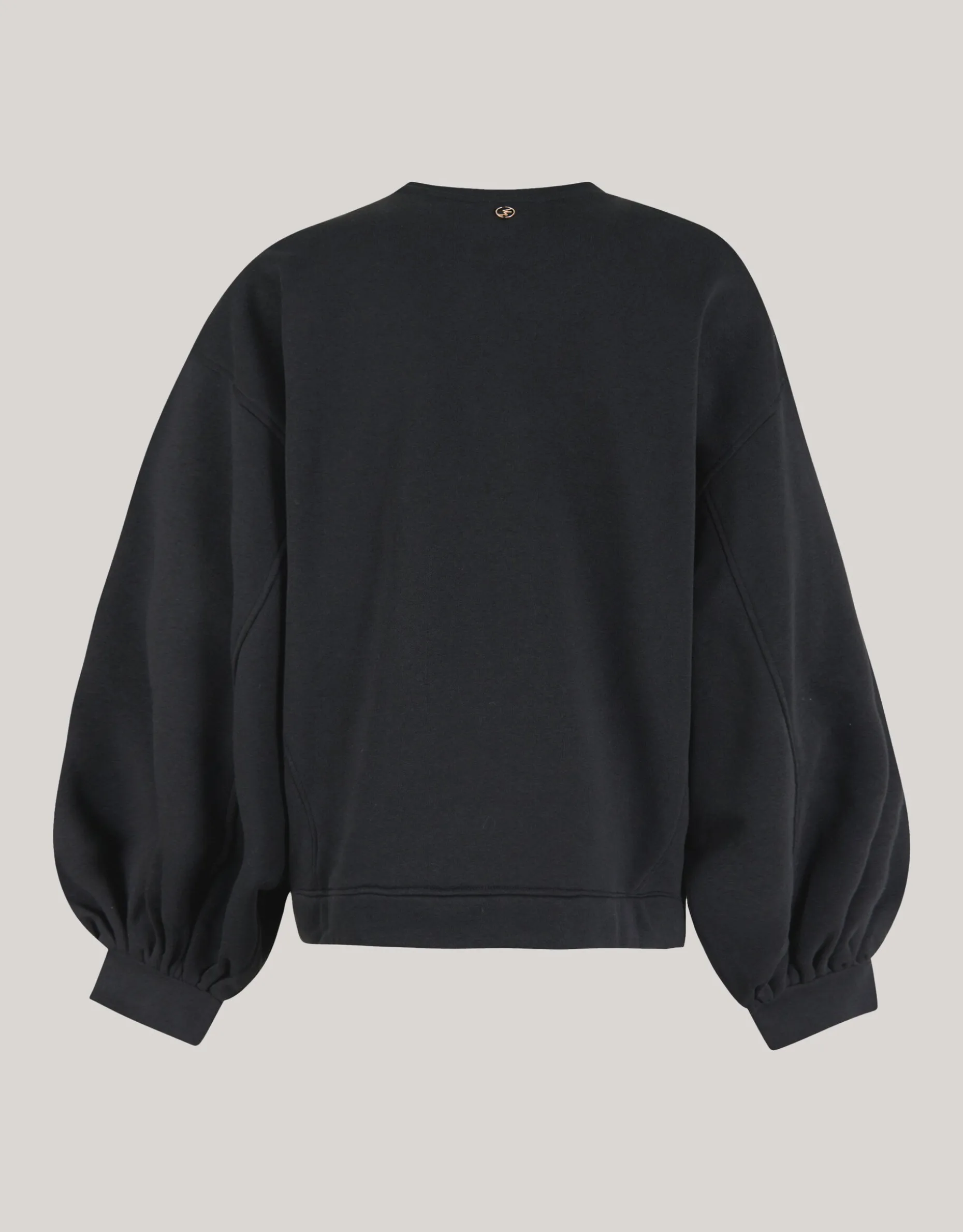 Poff Sleeve Sweater Zwart By Lonneke