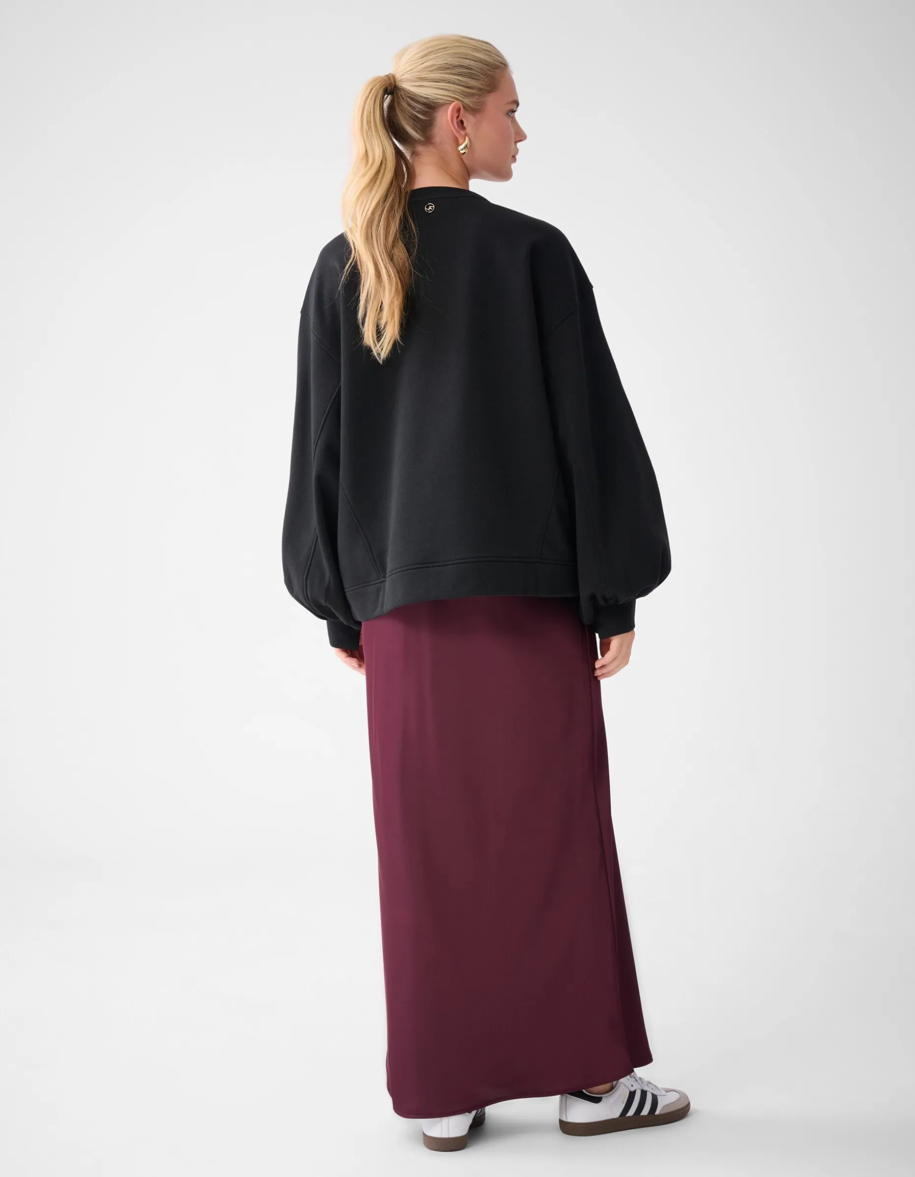 Poff Sleeve Sweater Zwart By Lonneke