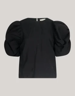 Pofmouwen Top Zwart