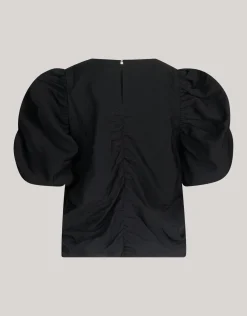 Pofmouwen Top Zwart