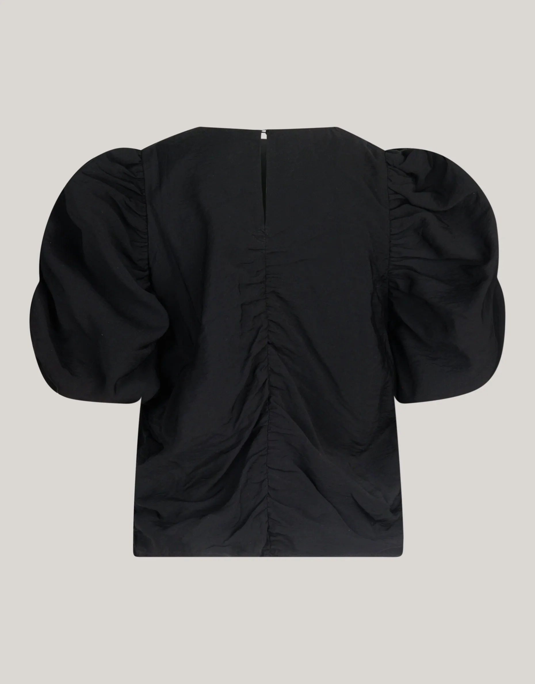 Pofmouwen Top Zwart