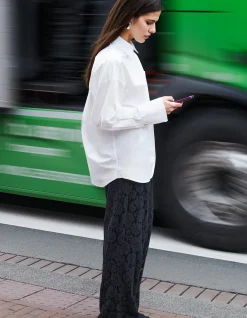 Poplin Blouse Wit