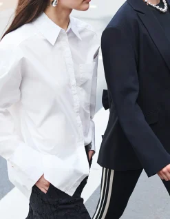 Poplin Blouse Wit