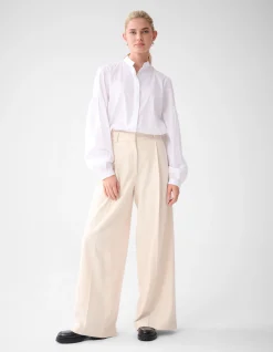 Poplin Blouse Wit By Lonneke