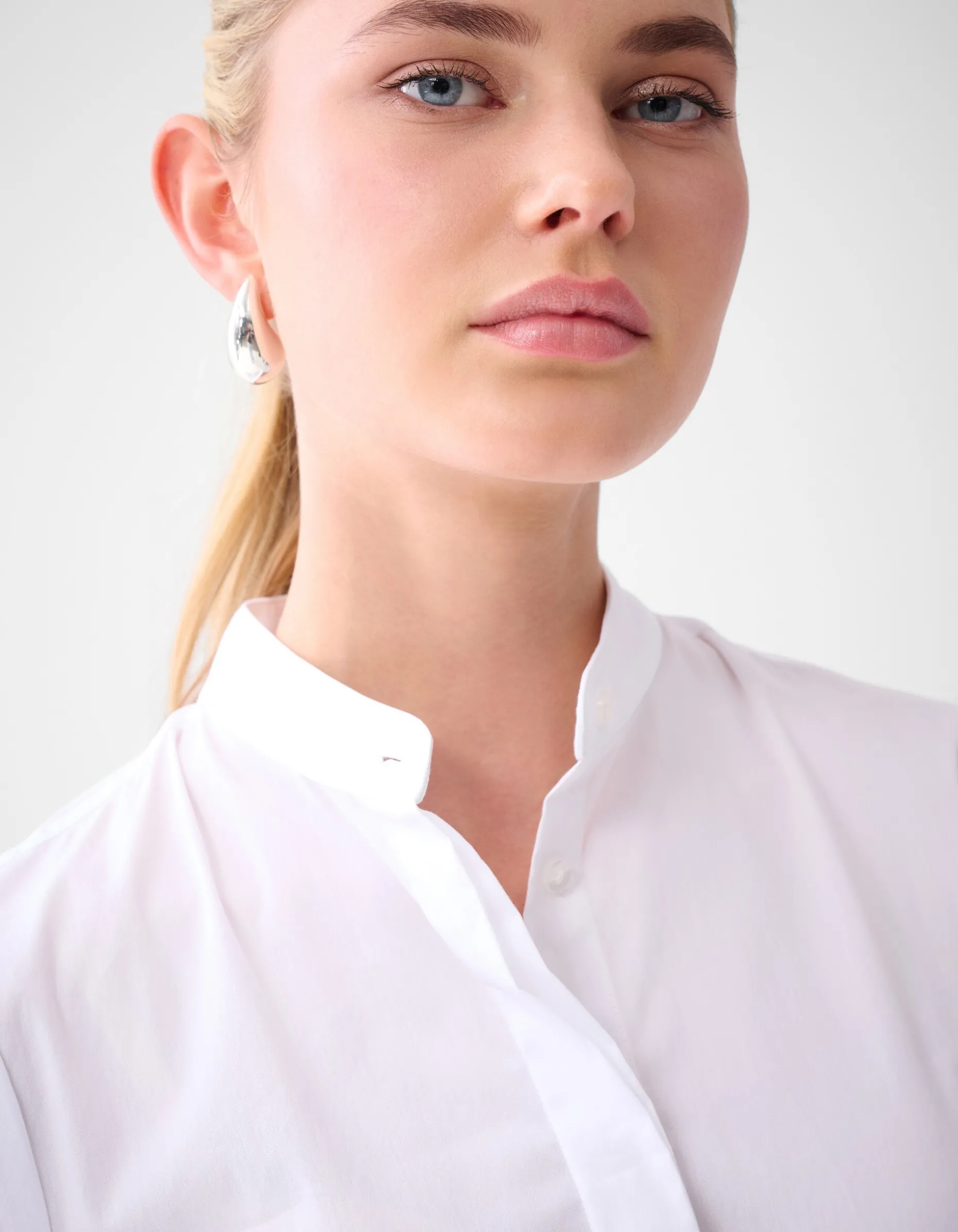 Poplin Blouse Wit By Lonneke
