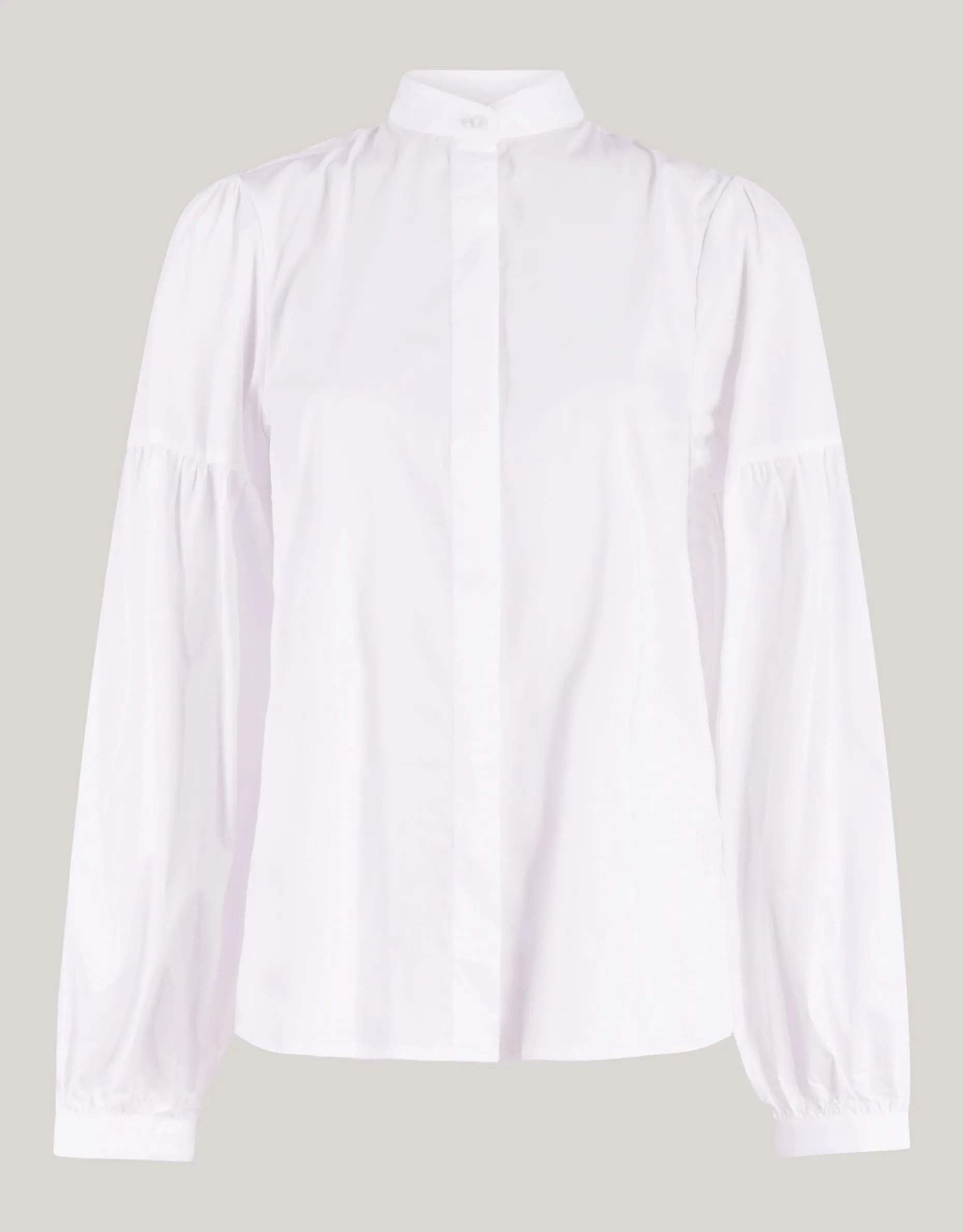 Poplin Blouse Wit By Lonneke