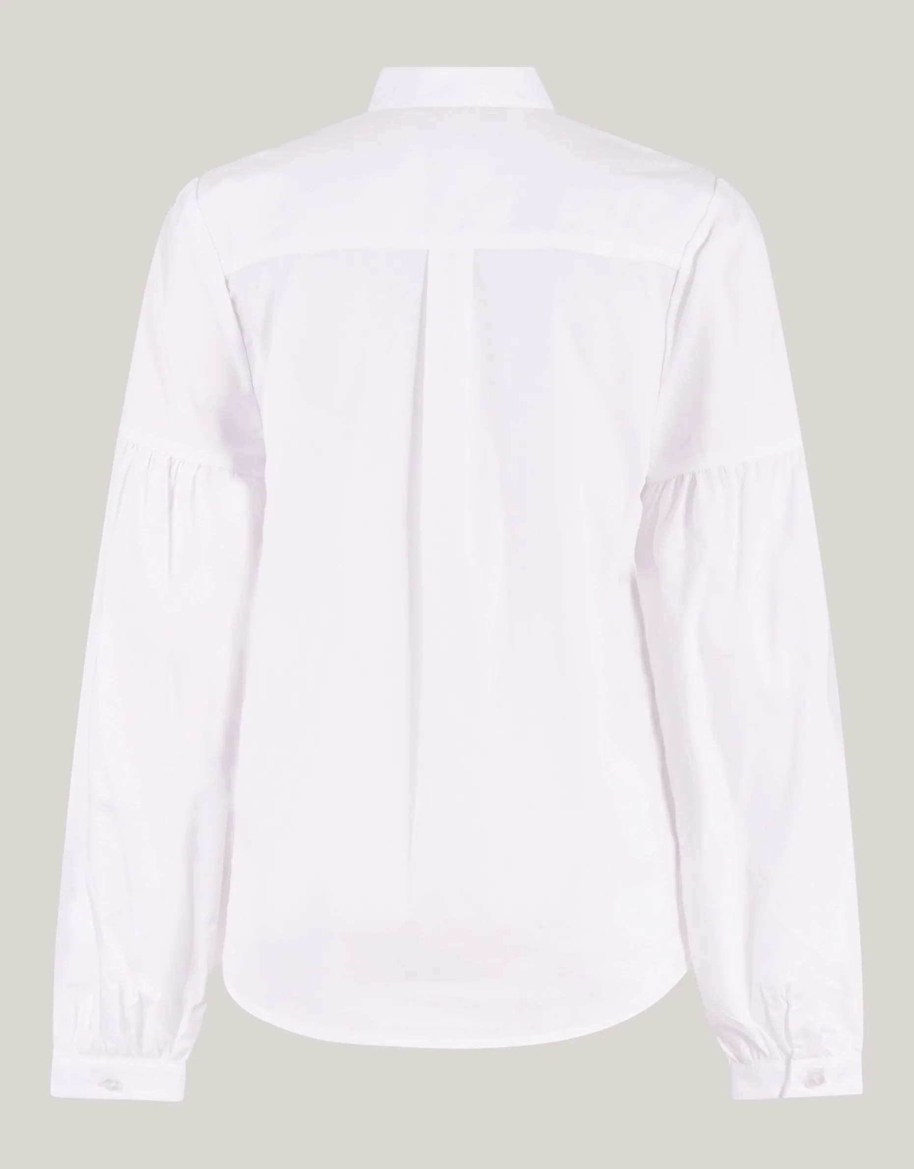 Poplin Blouse Wit By Lonneke