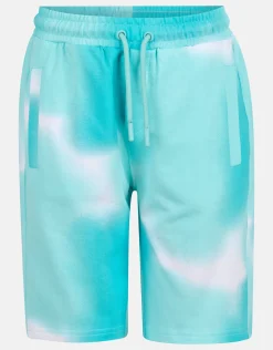 Print Short Blauw