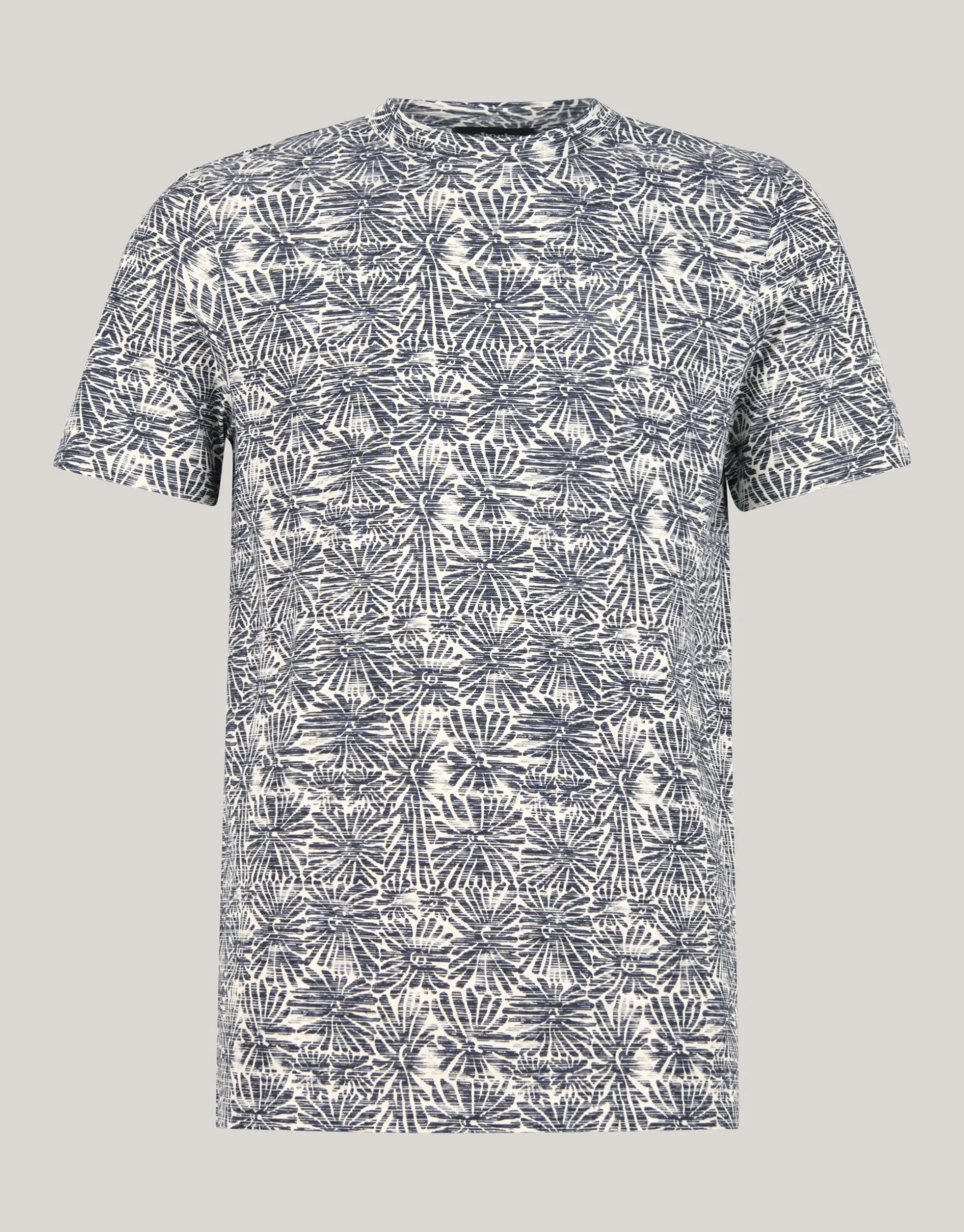 Printed Flower T-shirt Zwart