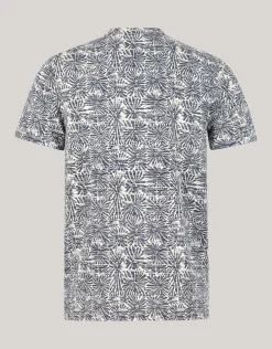 Printed Flower T-shirt Zwart