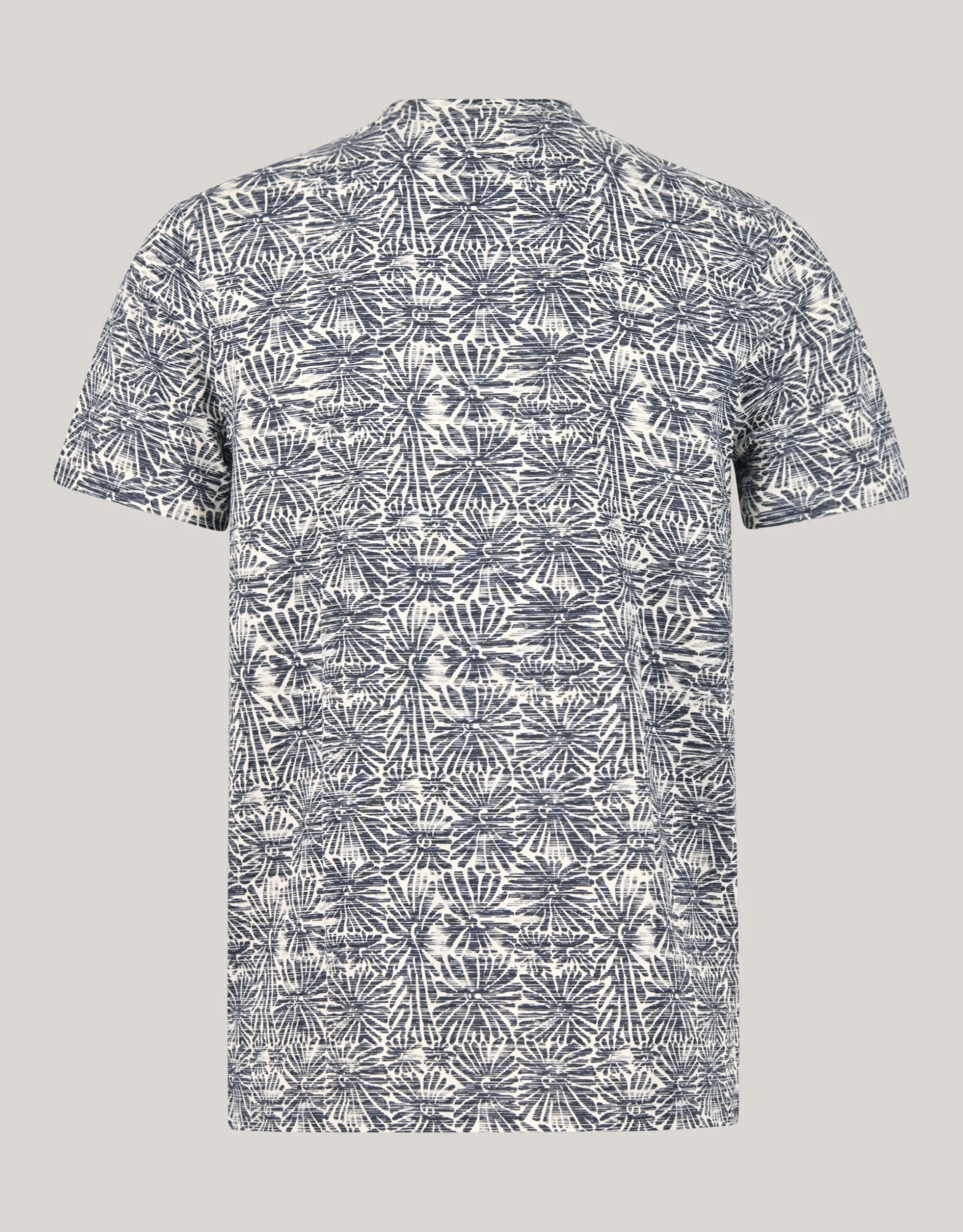 Printed Flower T-shirt Zwart