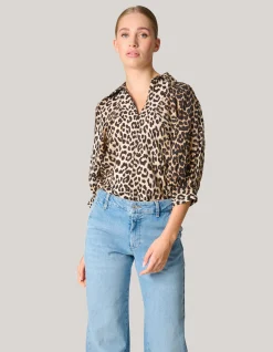 Printed Leopard Blouse