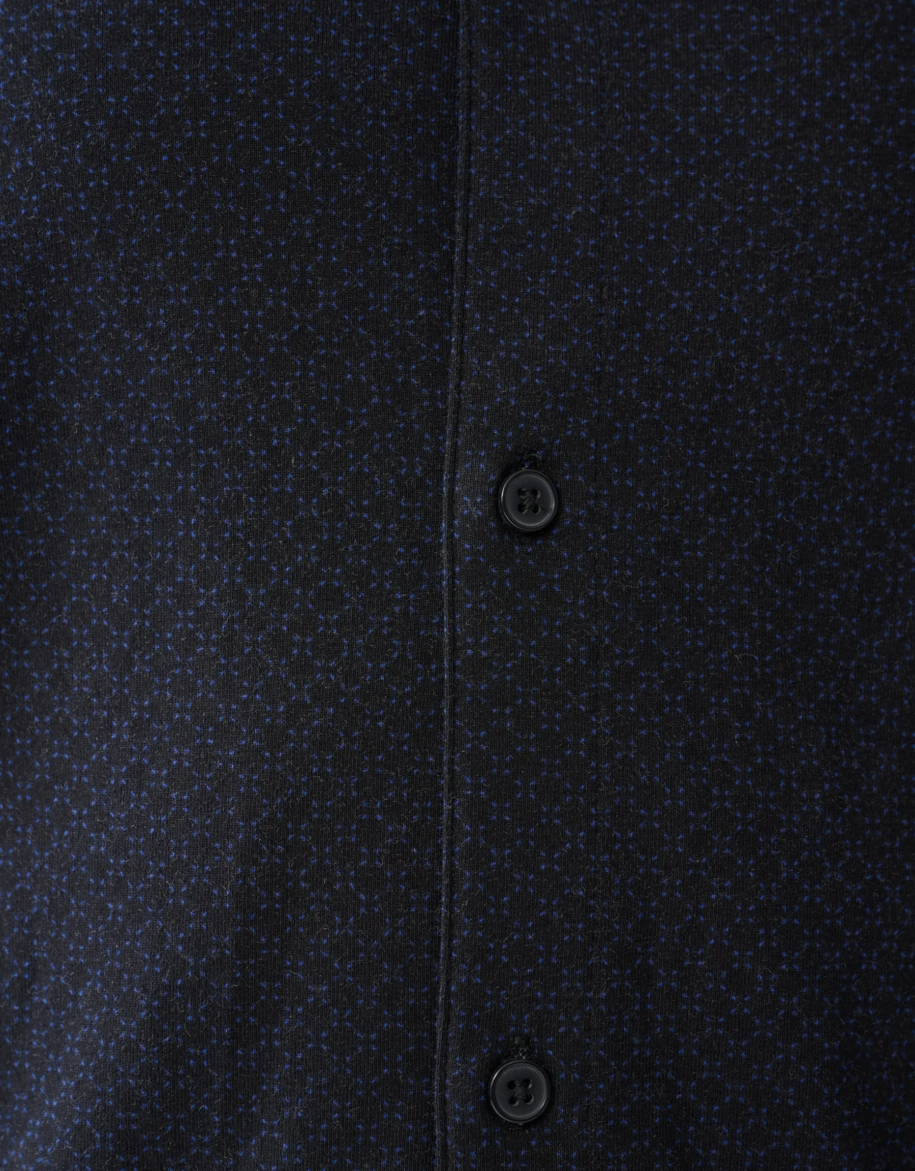 Printed Overhemd Donkerblauw
