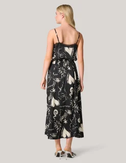 Printed Singlet Zwart