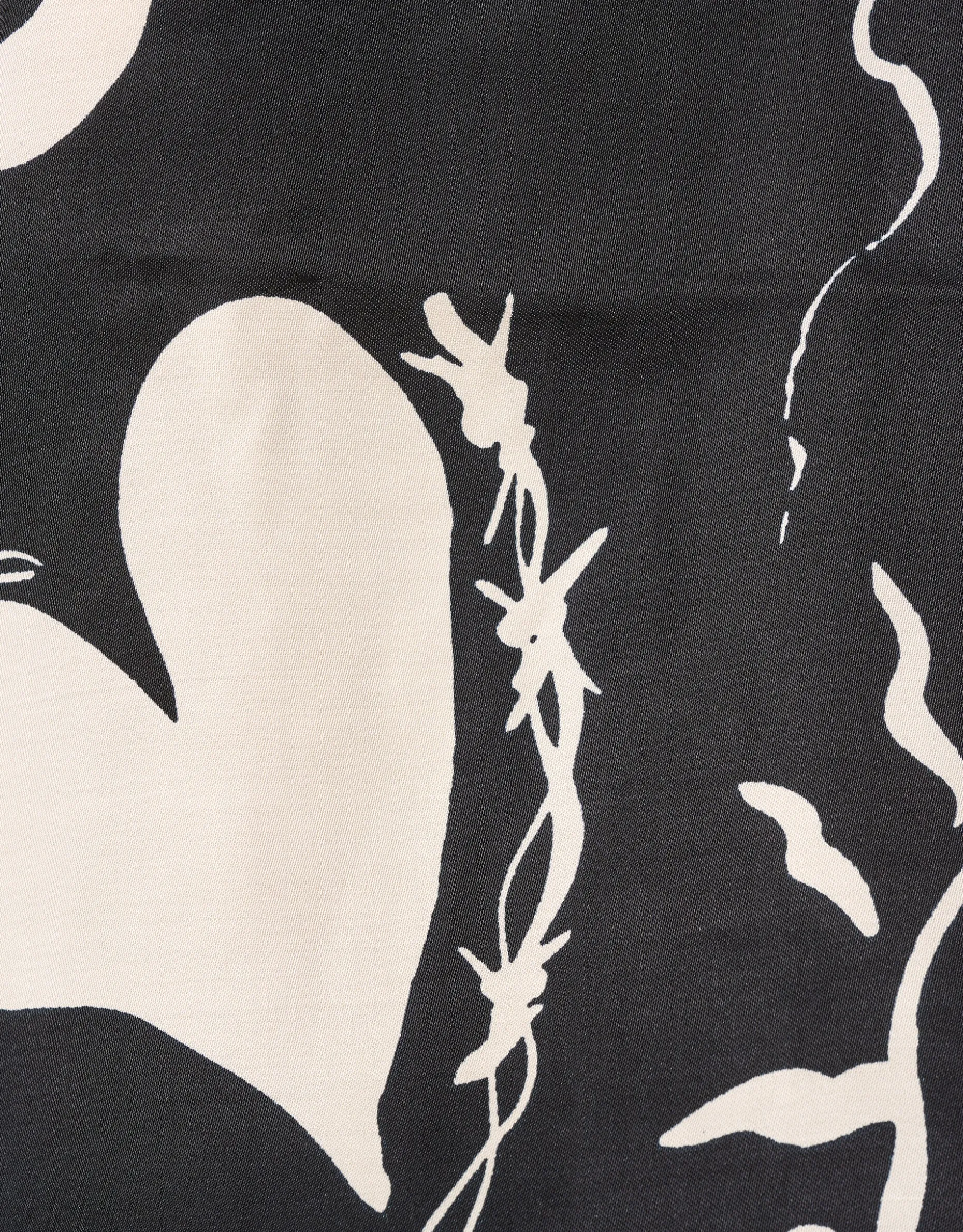 Printed Singlet Zwart