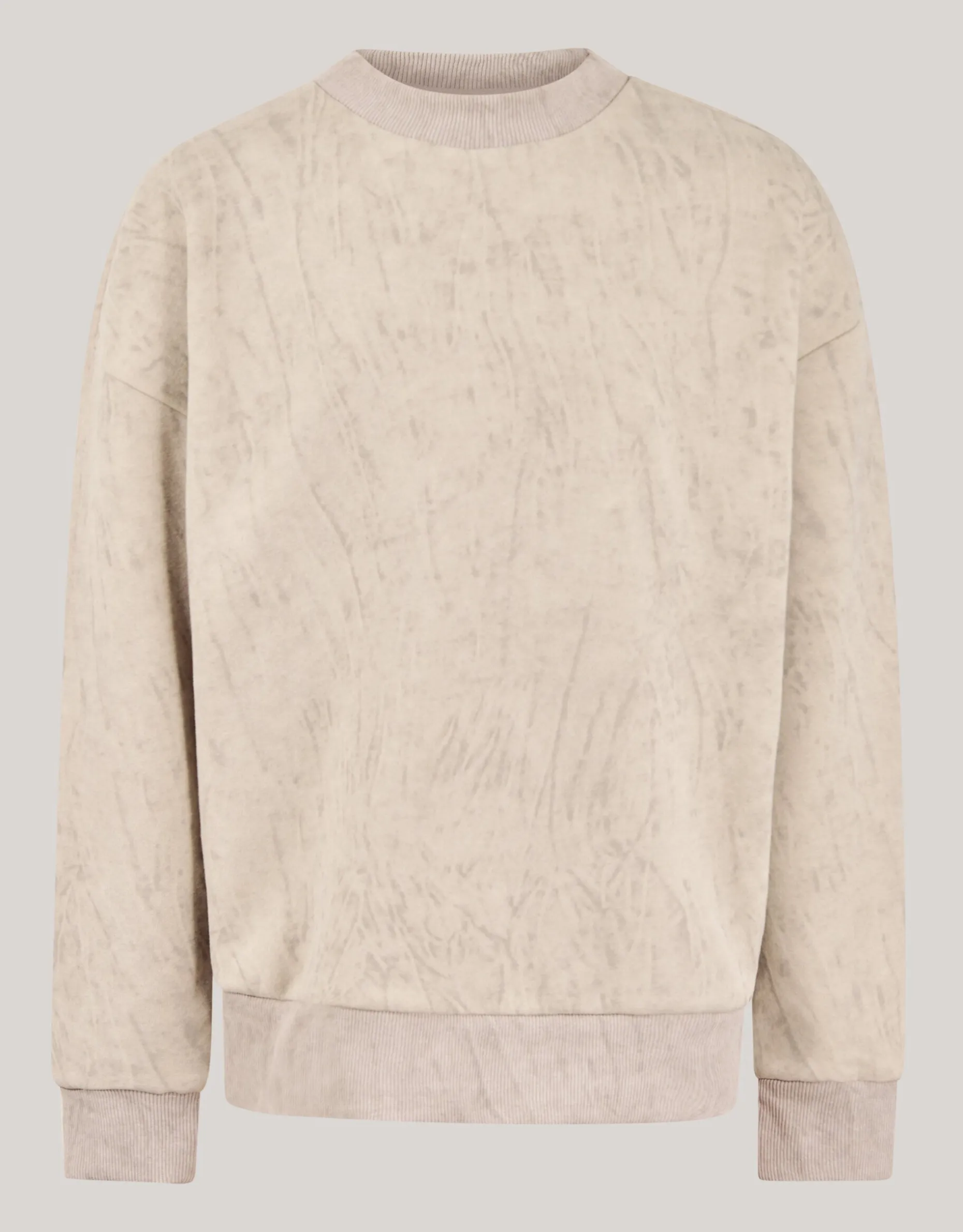 Printed Sweater Beige
