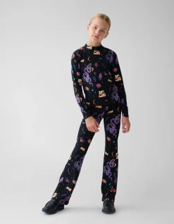 Printed Top Zwart