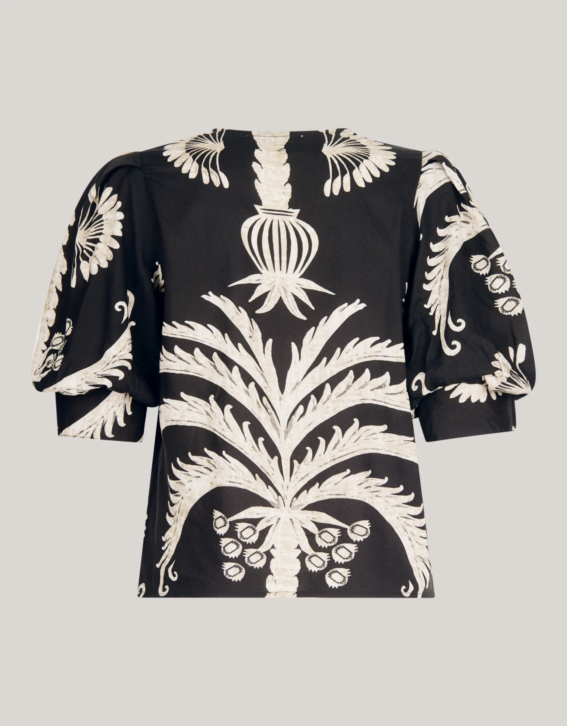 Printed Top Zwart