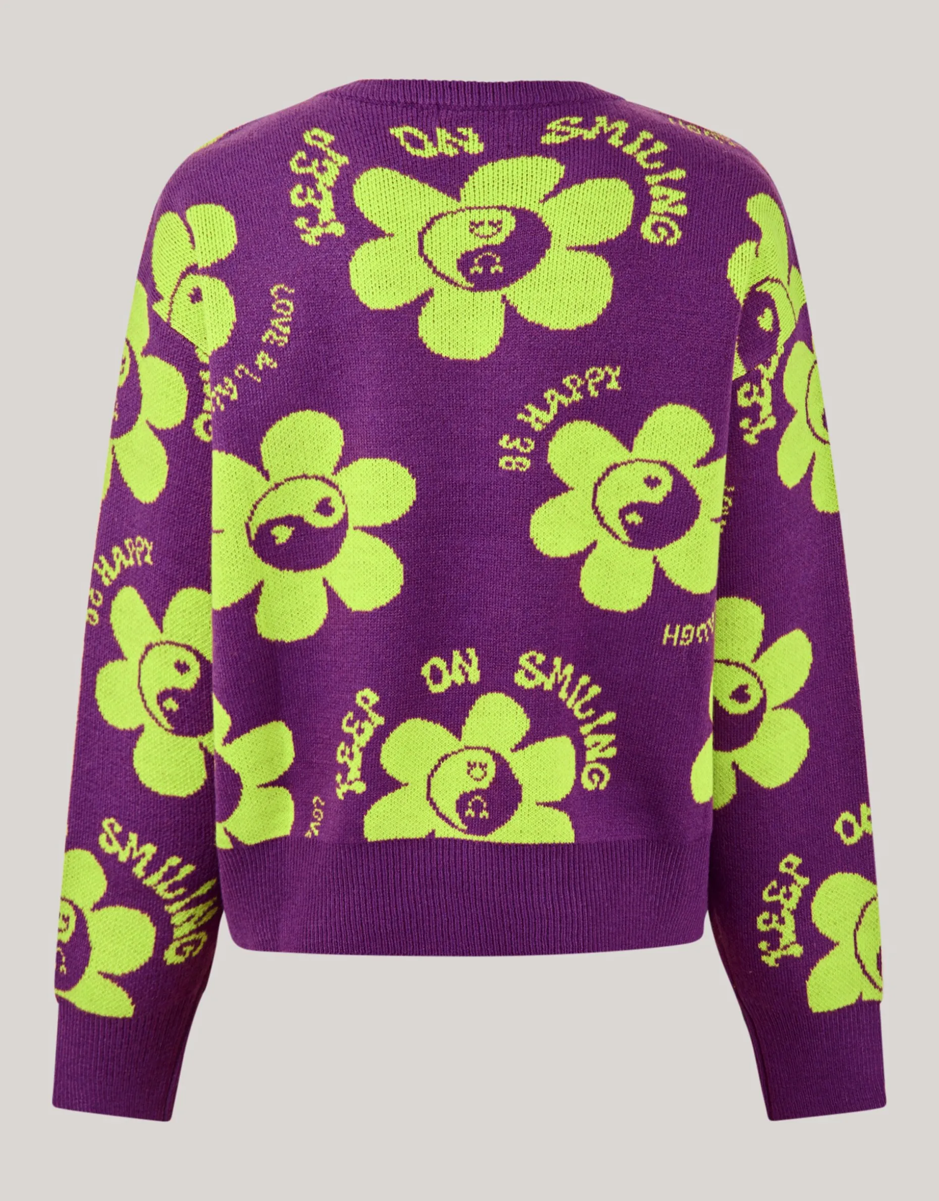 Printed Trui Paars