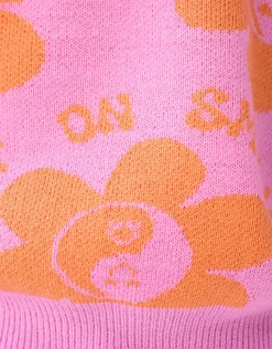 Printed Trui Roze