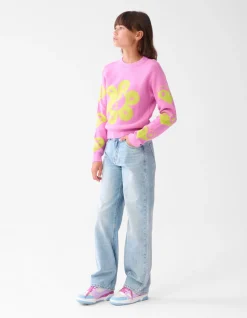 Printed Trui Roze