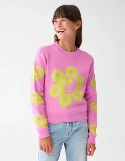 Printed Trui Roze