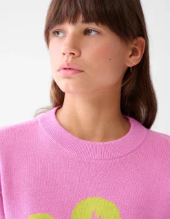 Printed Trui Roze