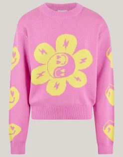 Printed Trui Roze