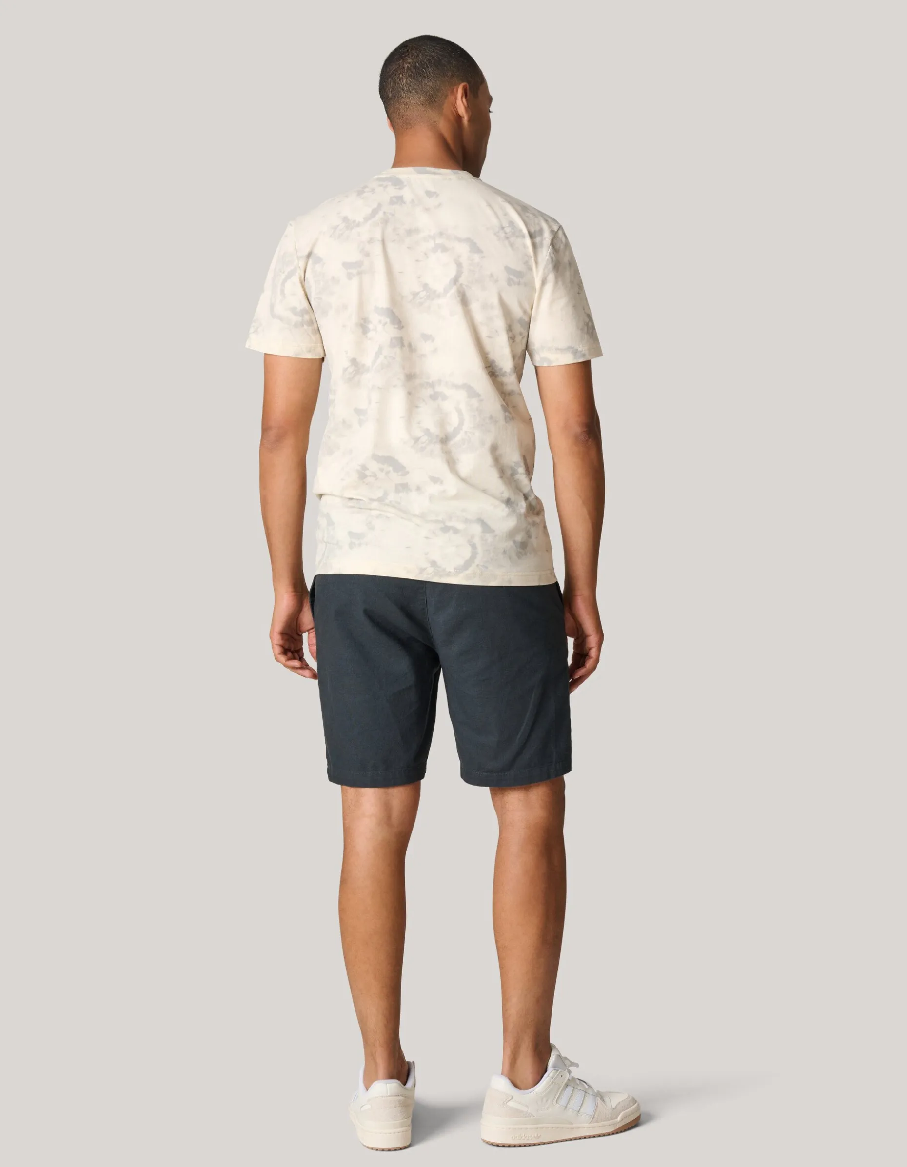Printed T-shirt Gebroken Wit
