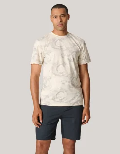 Printed T-shirt Gebroken Wit