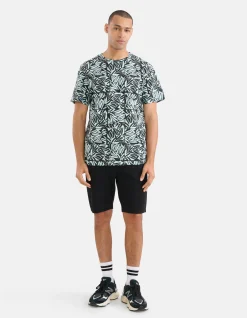 Printed T-shirt Lichtgroen