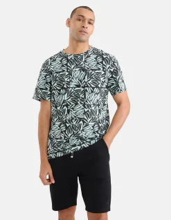 Printed T-shirt Lichtgroen