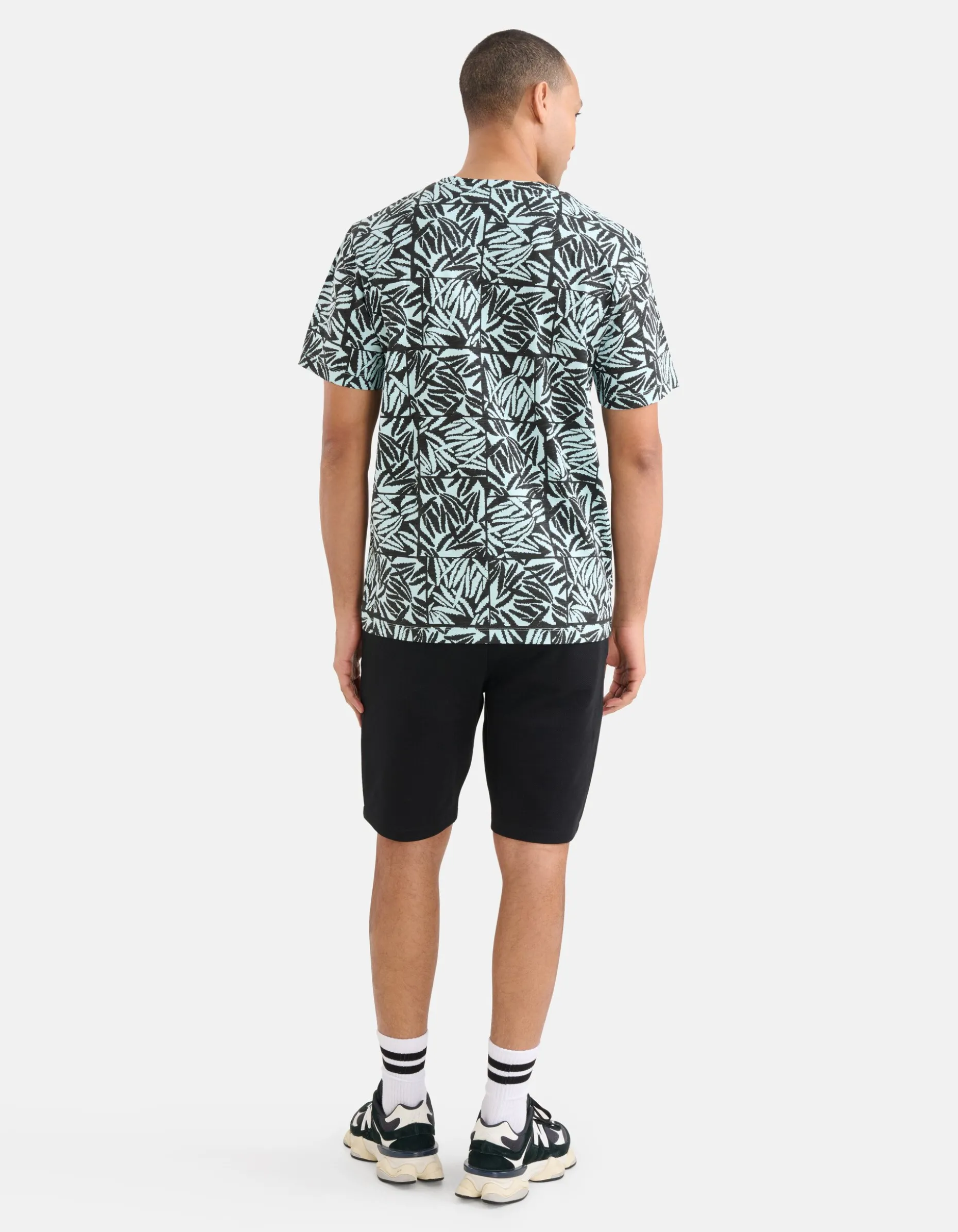 Printed T-shirt Lichtgroen