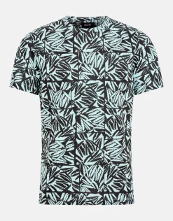 Printed T-shirt Lichtgroen
