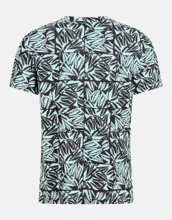 Printed T-shirt Lichtgroen