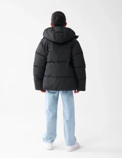 Puffer Jas Zwart