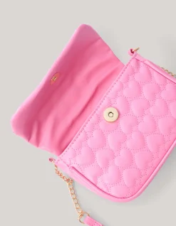 Quilted Heart Tas Roze