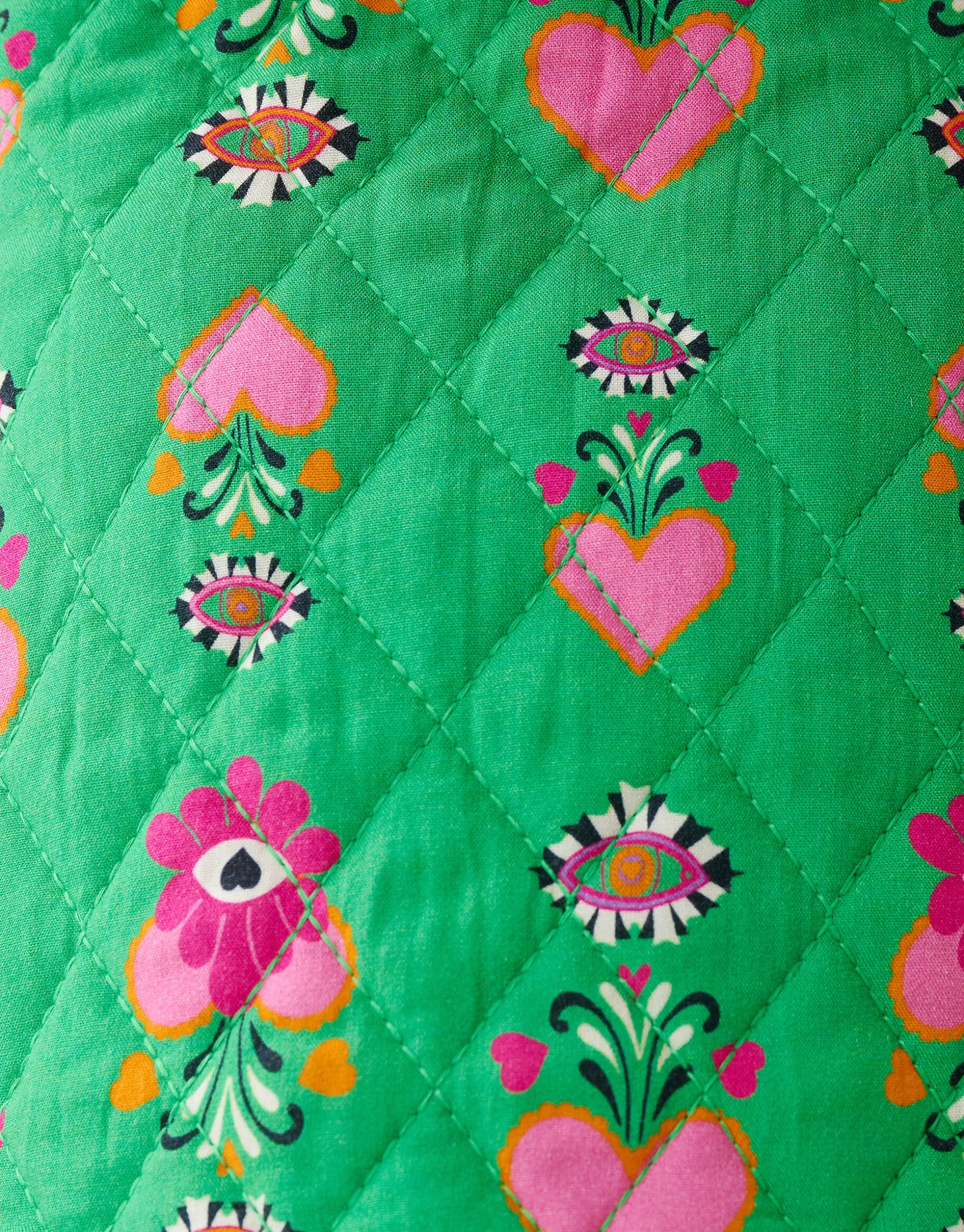 Quilted Mini Rok Groen By Lizzy
