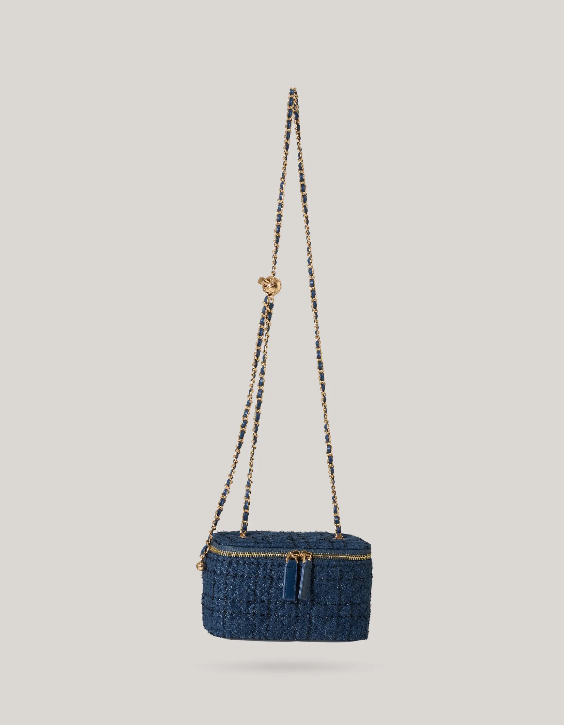 Quilted Tas Donkerblauw