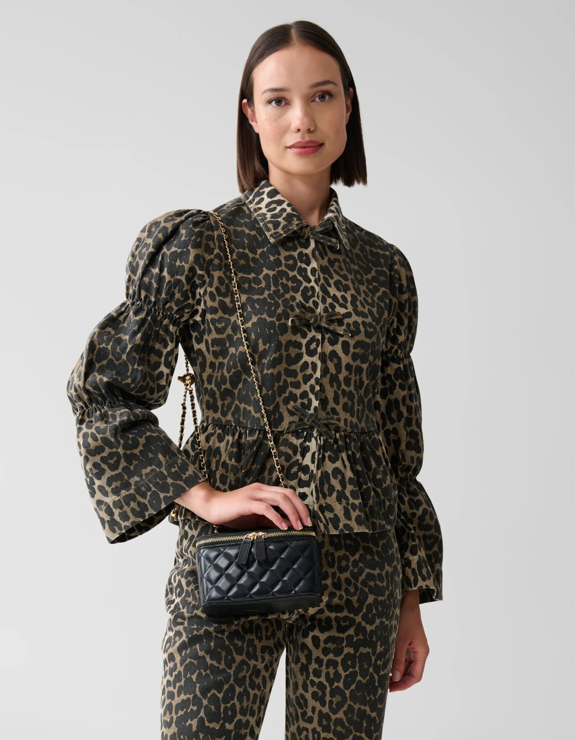 Quilted Tas Zwart