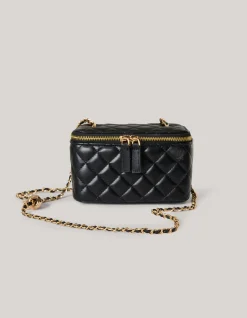 Quilted Tas Zwart