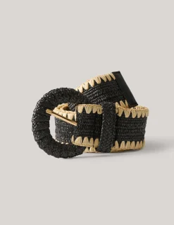 Raffia Riem Zwart
