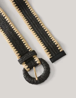 Raffia Riem Zwart
