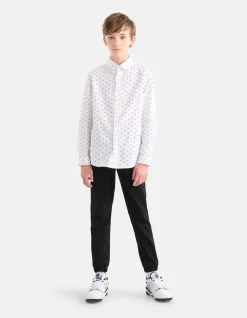 Regular Fit Broek Zwart
