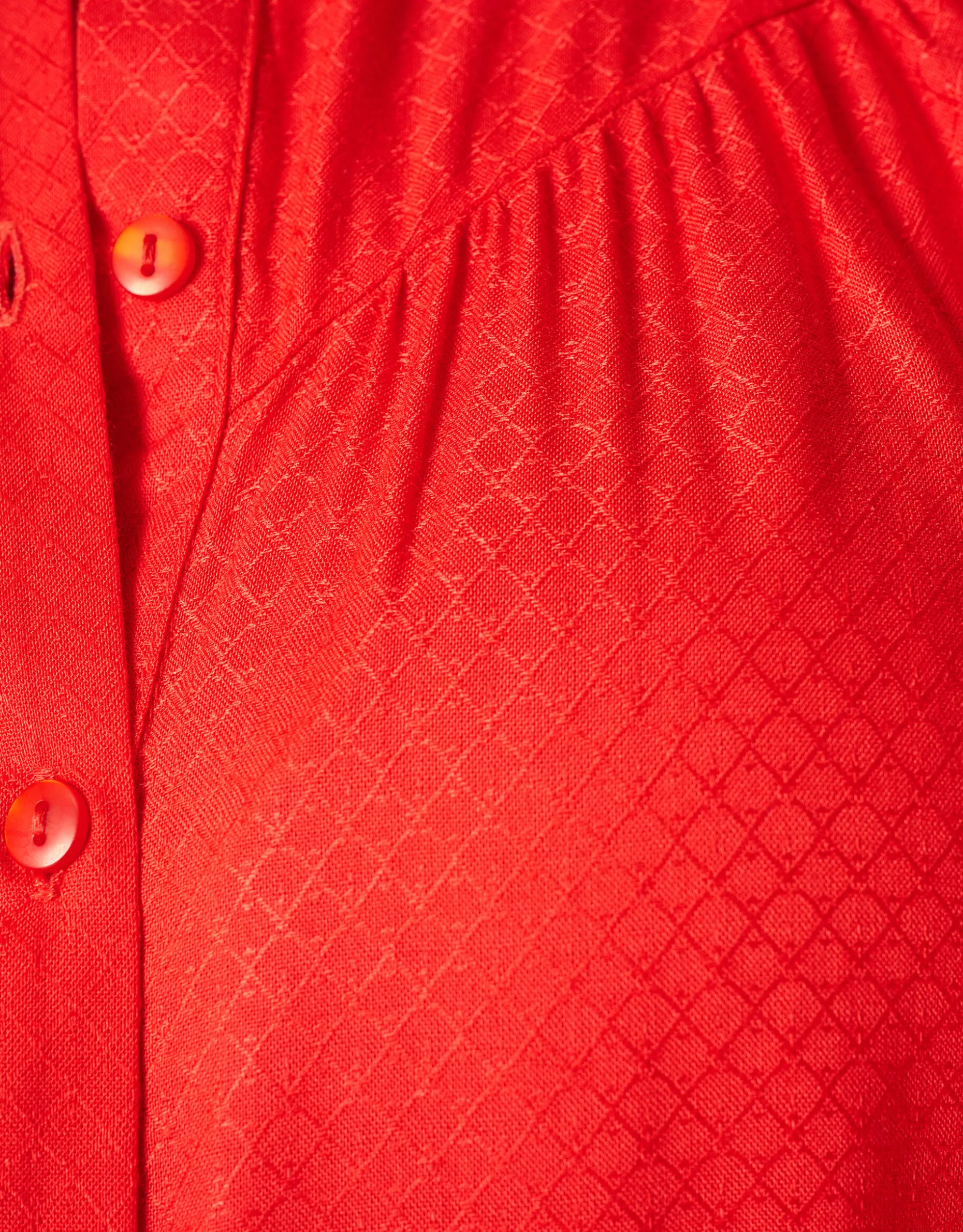 Relaxed Fit Top Rood